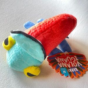 Bark Dog Toy Iguana colorful Plush Medium Squeaker Crinkle Madagascar Gift